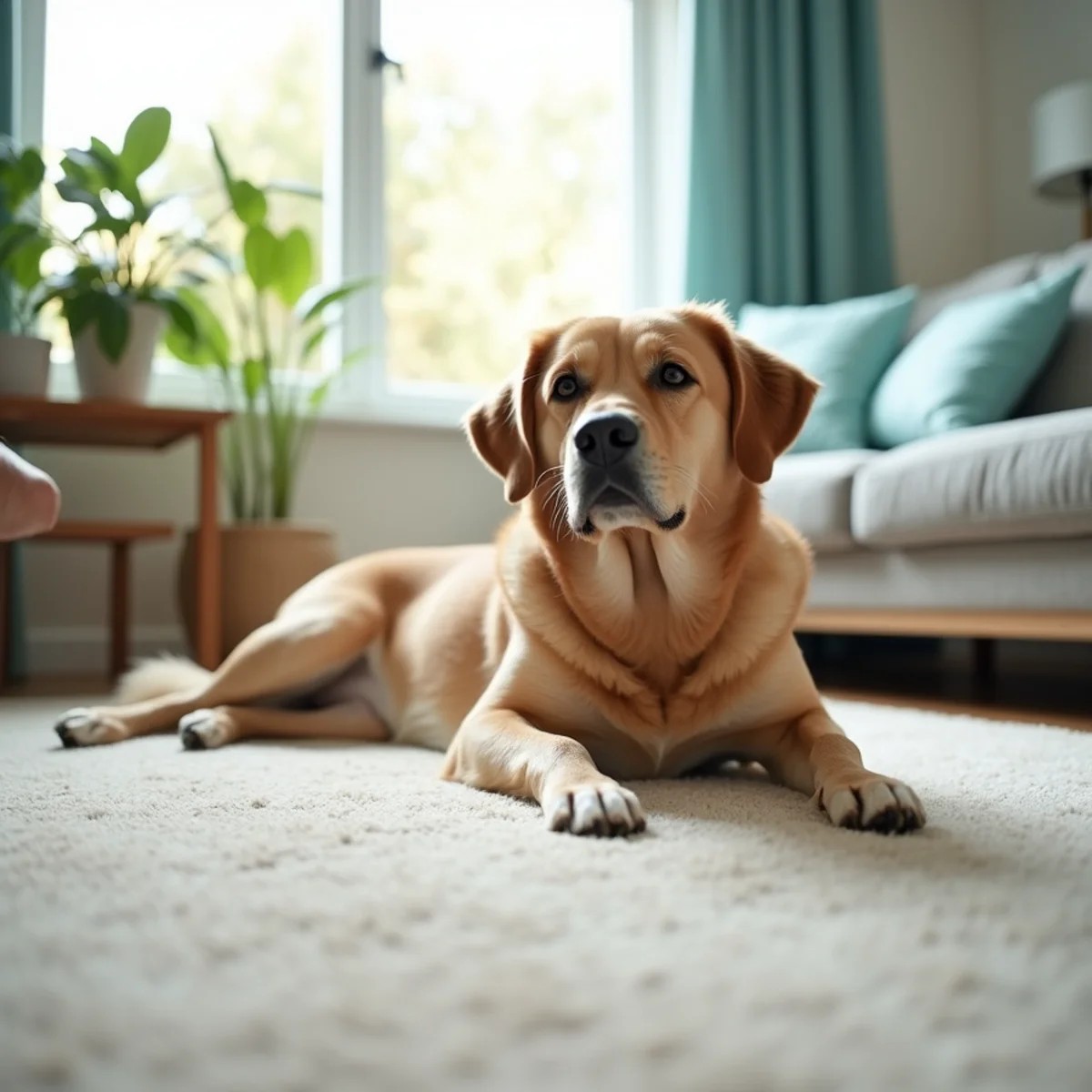 Spotless, odor-free carpet in a pet-friendly Stockton home
